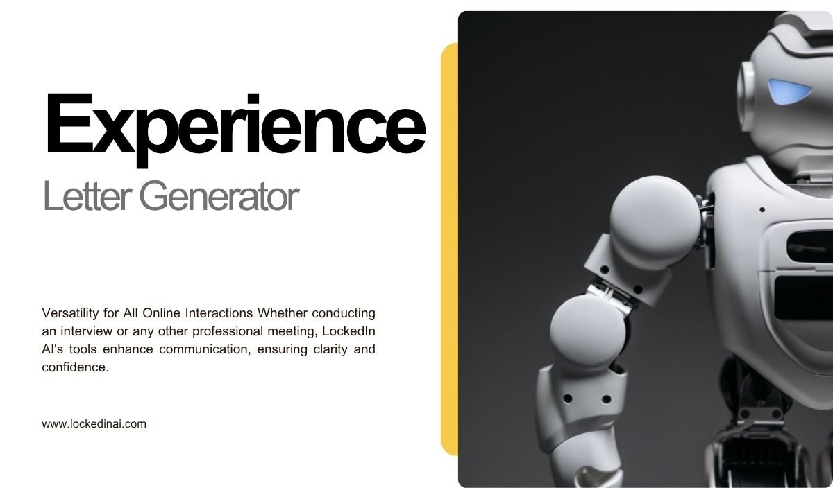 Create Professional Work Experience Certificates in Minutes with an Experience Letter Generator